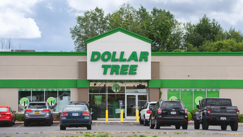 Exterior facade of a Dollar Tree