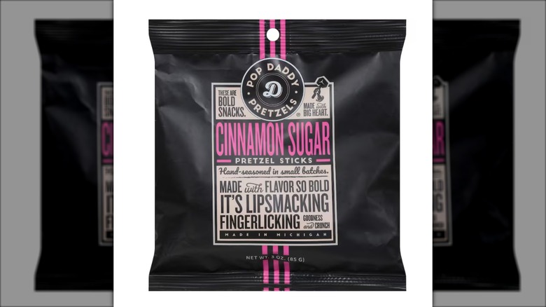 bag of cinnamon sugar pretzel sticks
