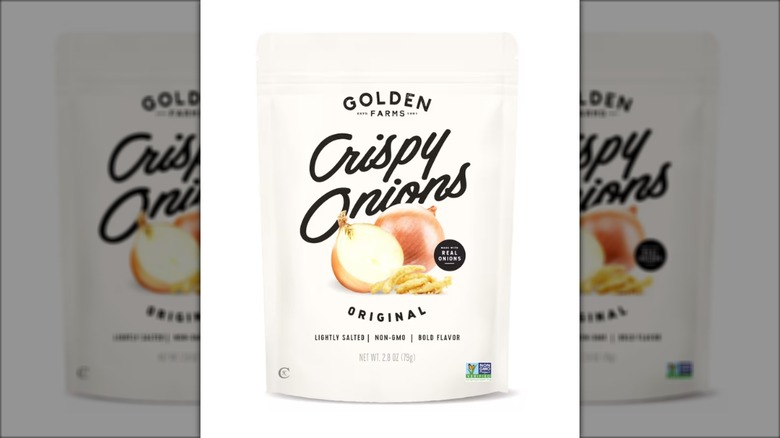 Bag of Golden Farms original crispy onions