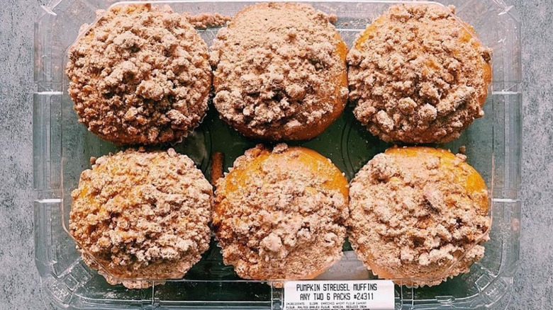 package of Costco Pumpkin Streusel Muffins