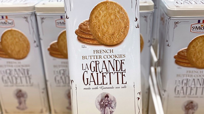 tins of La Grande Galette French Butter Cookies