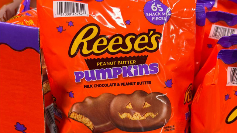 bag of 65 Reese's Peanut Butter Pumpkins