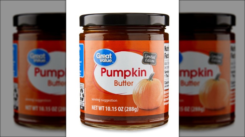jar of pumpkin butter