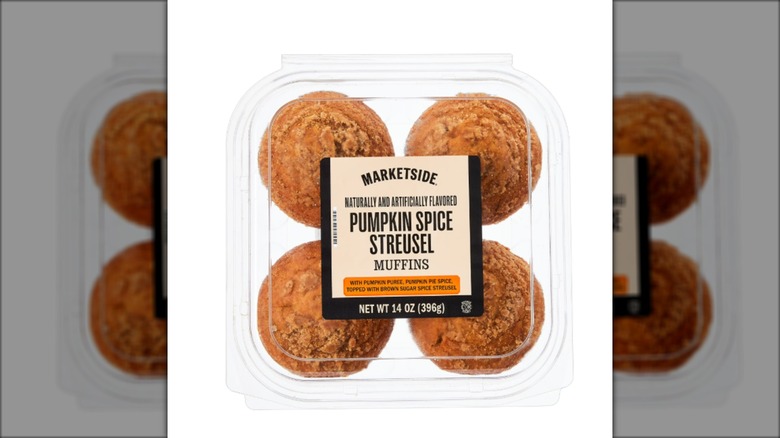 4-pack of pumpkin spice streusel muffins