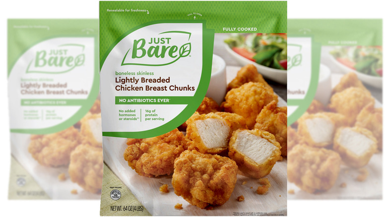 bag of Just Bare chicken chunks