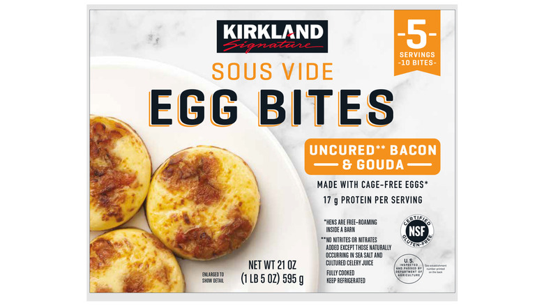 box of Kirkland Signature egg bites