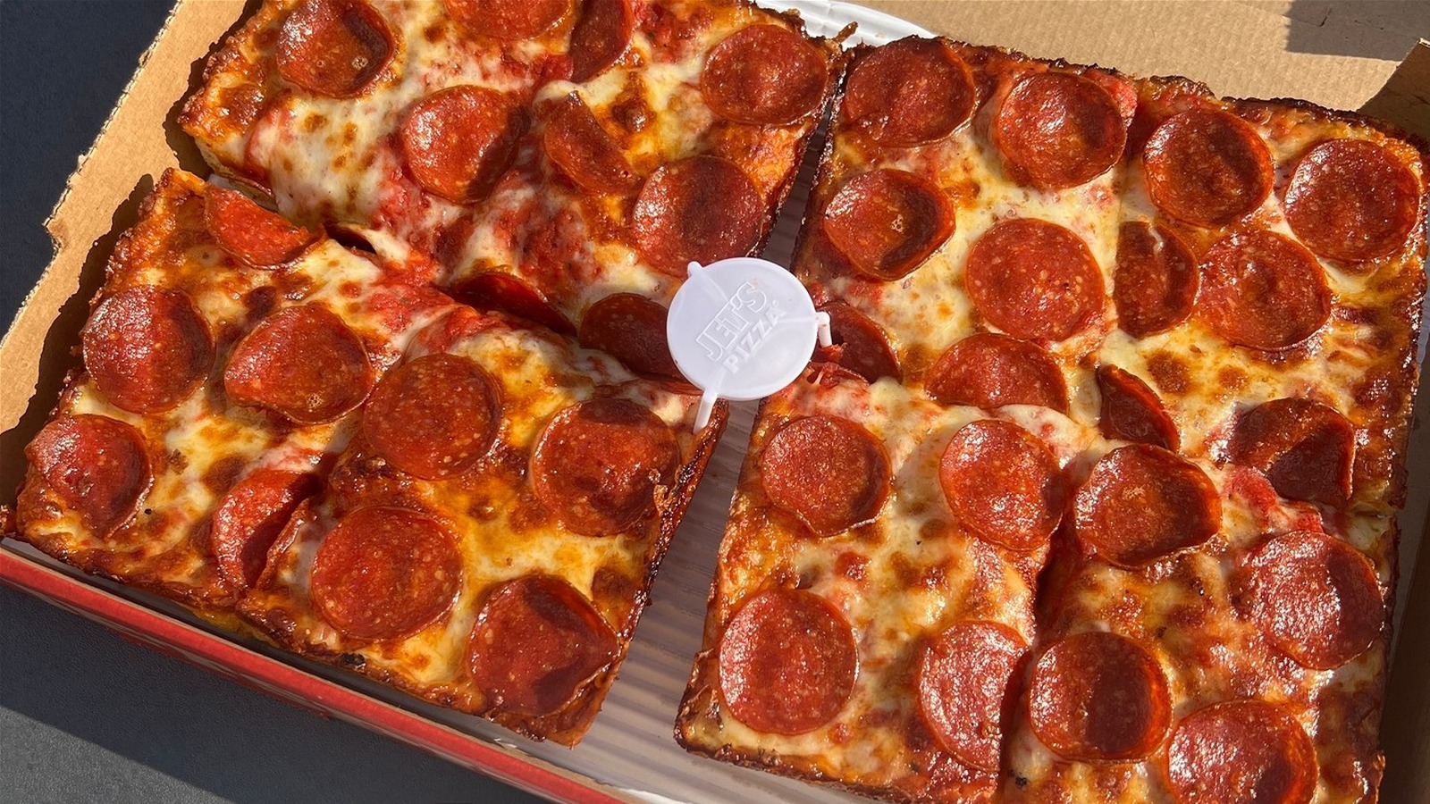 The Best Fast Food Pepperoni Pizza Is A Detroit-Style Classic