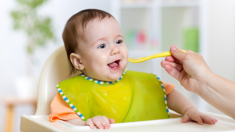 baby eating 
