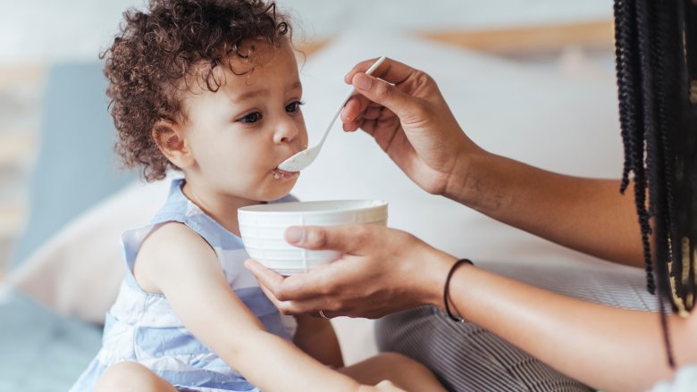 baby eating