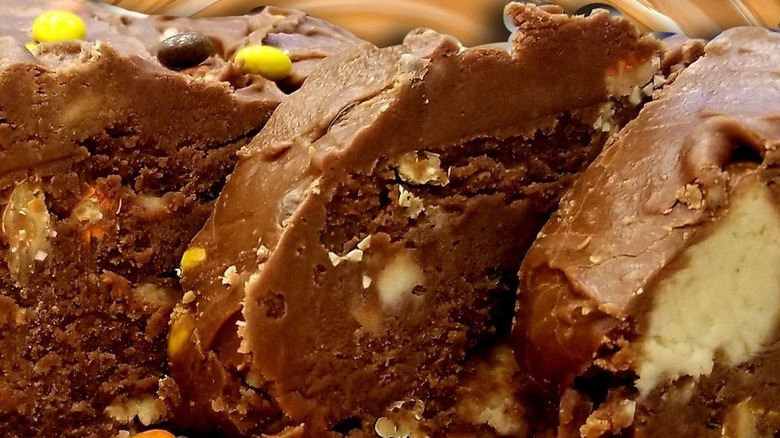 Ultimate peanut butter fudge close-up