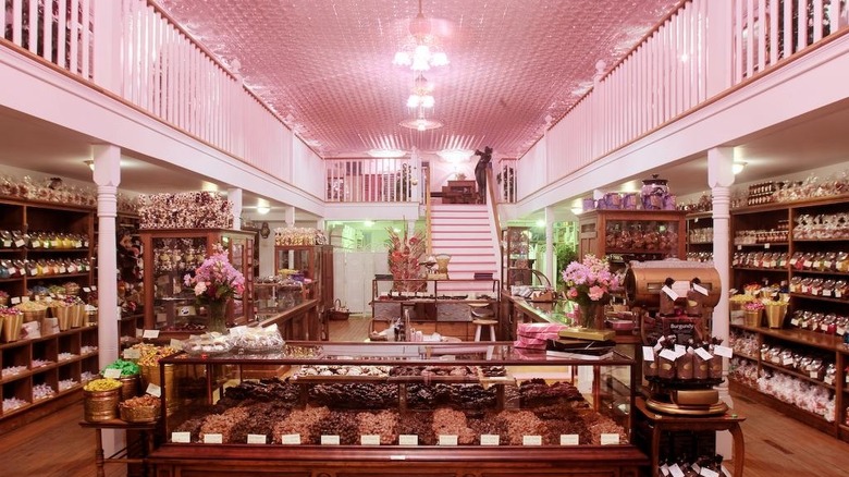 Interior of Montana's Sweet Palace store