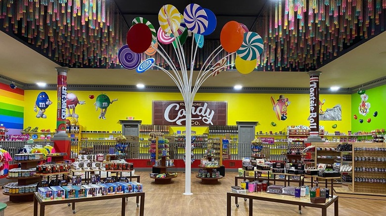 Inside of the Rushmore Candy Company store