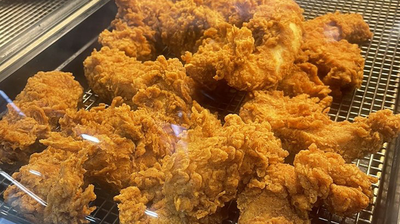 chicken tender case at a FriendShip Kitchen