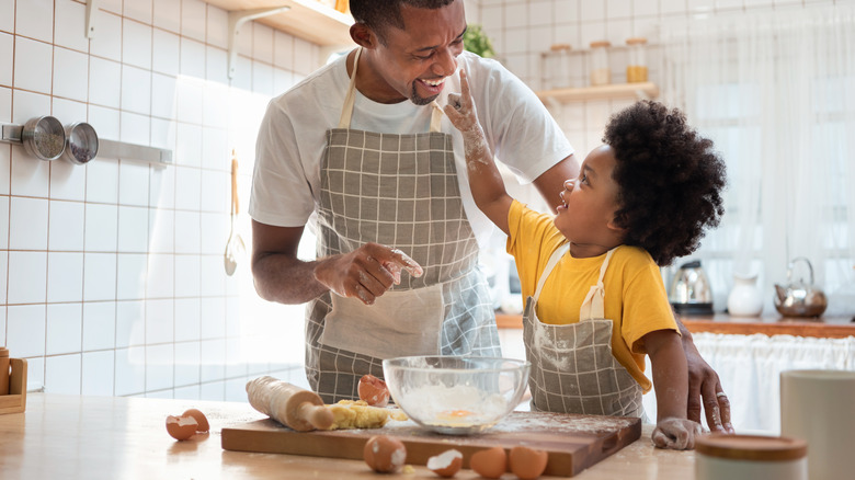 family baking