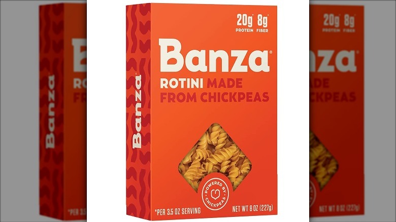   Fideos rotini de garbanzos Banza