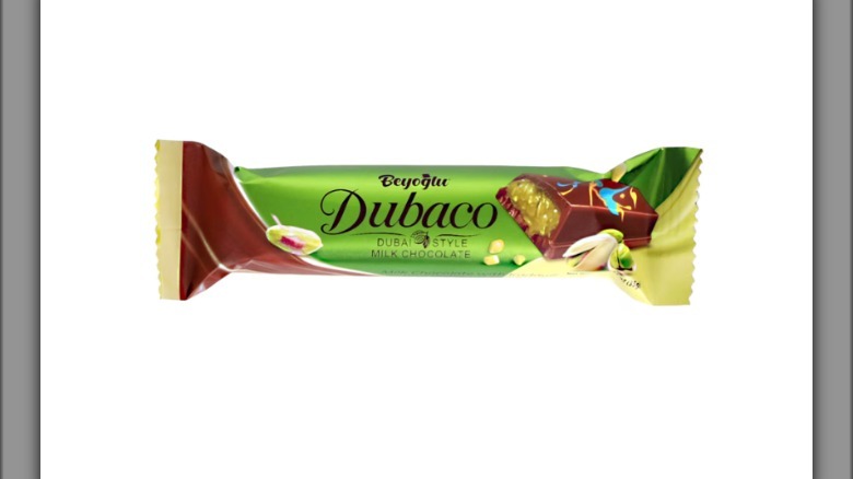 Dubai chocolate with pistachios