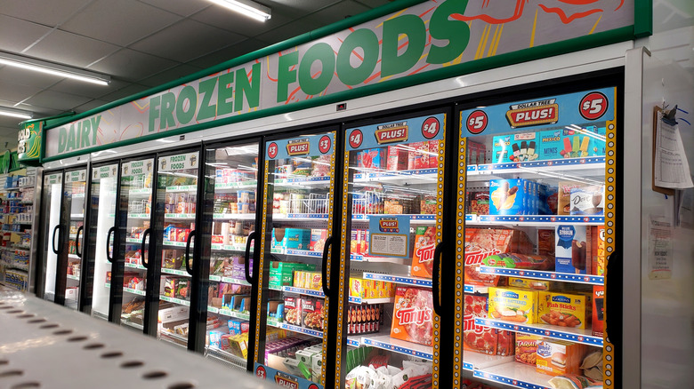 Dollar Tree frozen food section