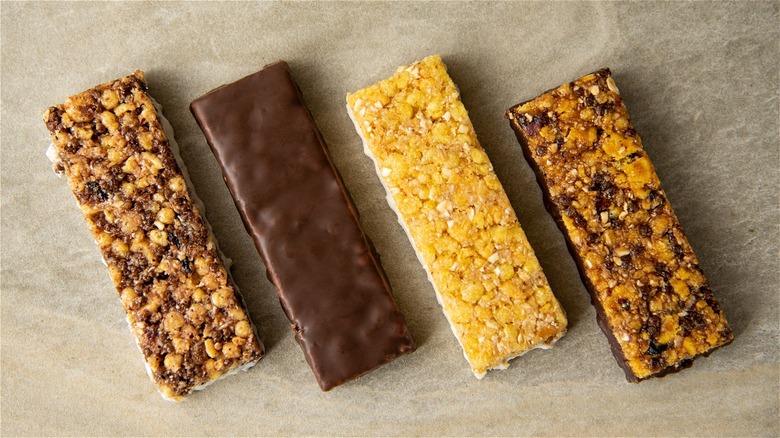 four granola bars 