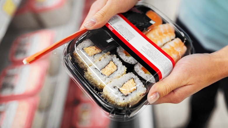 Sushi at a grocery store 