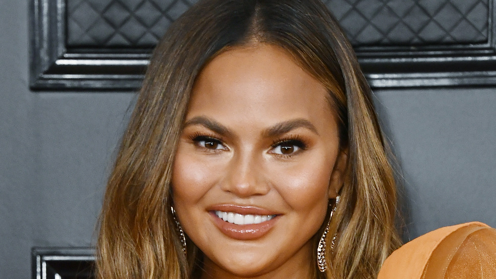 Chrissy Teigen smiling