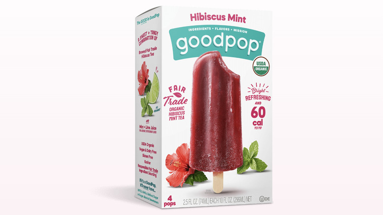 box of hibiscus popsicles