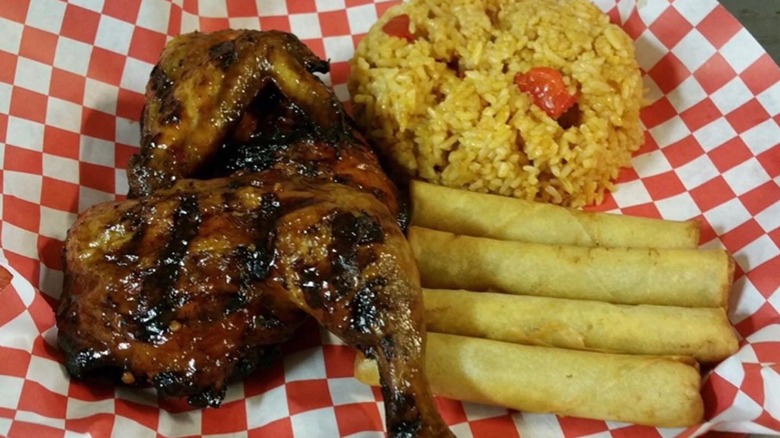 plate of food at Savory Fried Chicken