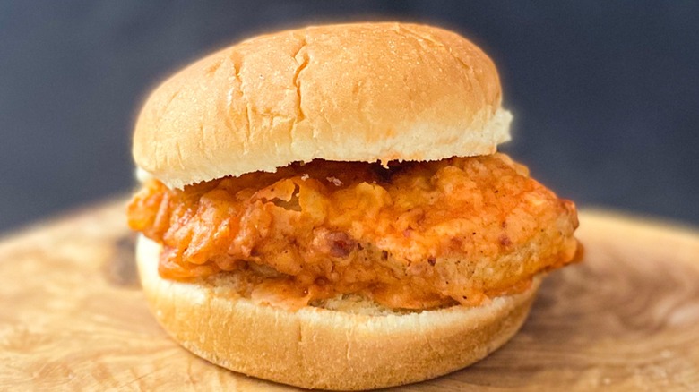 copycat Chick-fil-A spicy chicken sandwich
