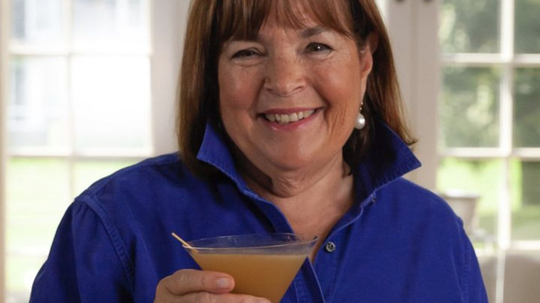 Ina garten smiling with cocktail