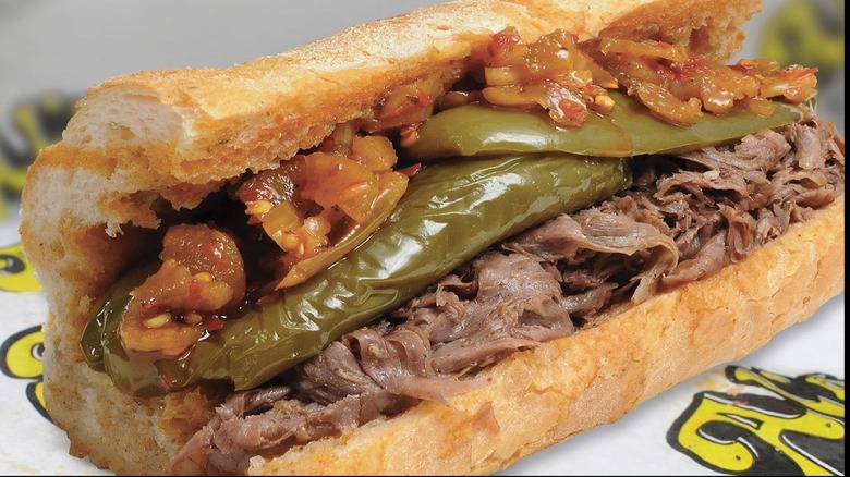 Al's Italian beef sandwich