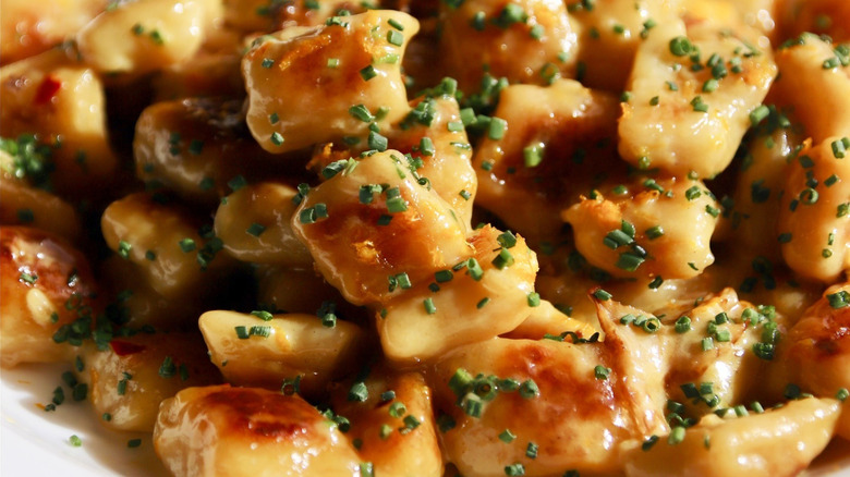 Gnocchi with sauce