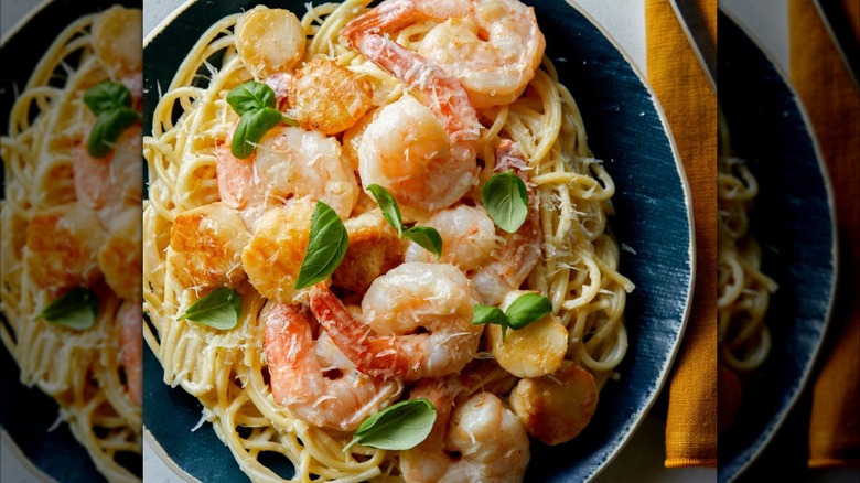 Seafood pasta