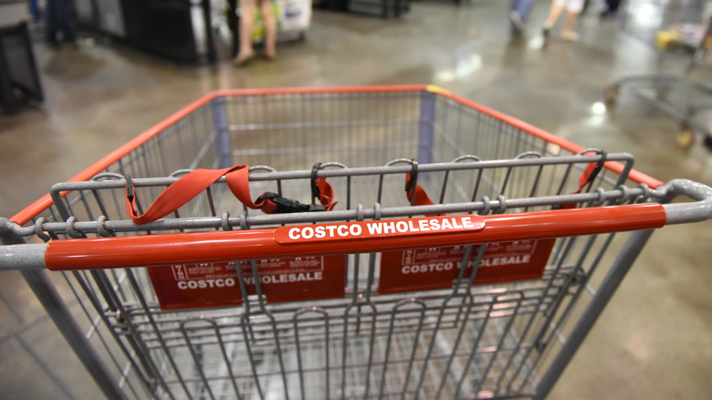 Costco cart in store