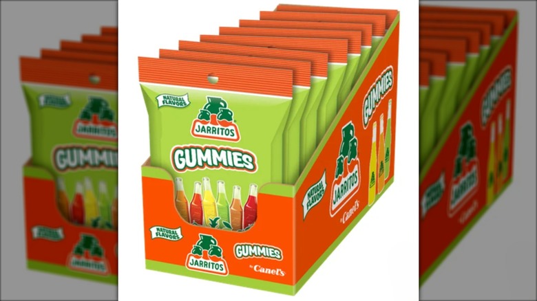 box containing individually packed bags of gummy candy