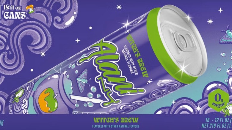 Package of Alani Nu beverage in Witch's Brew flavor.