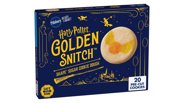 A box of Pillsbury Harry Potter shape cookies