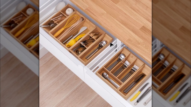 TRINITY 6-piece Bamboo Drawer Organizer