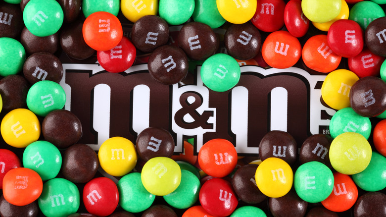 pile of M&M's