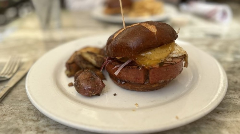 Bologna Berlin Breakfast sandwich