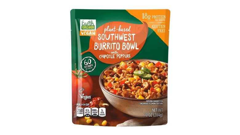 Earth Grown burrito bowl from Aldi