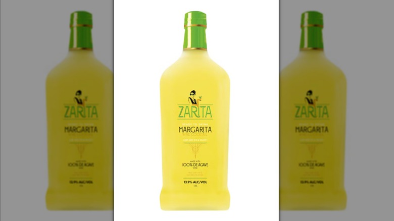 bottle of lime Zarita wine cocktail