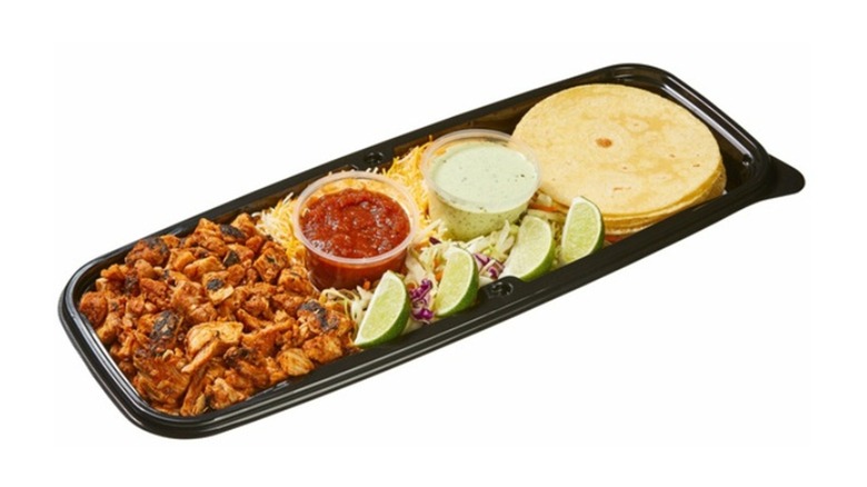 package of Costco chicken tacos