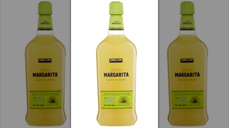 bottle of Kirkland Signature Golden Margarita