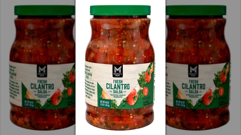 Jar of Member's Mark cilantro salsa