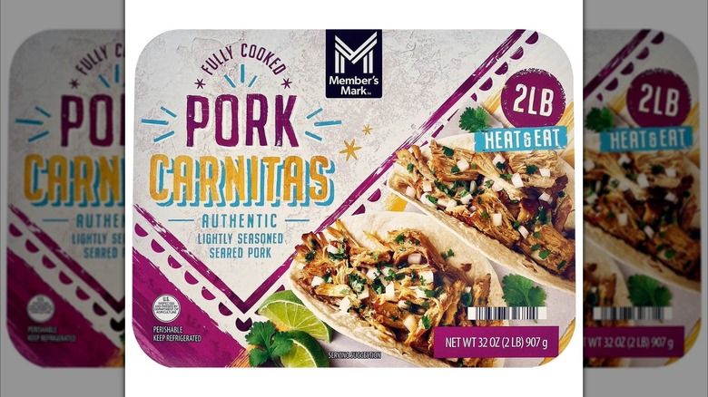 Package of Member's Mark pork carnitas