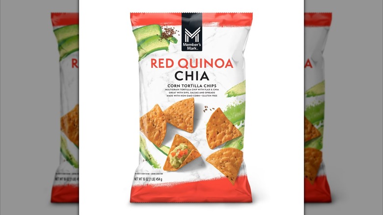 Bag of red quinoa tortilla chips