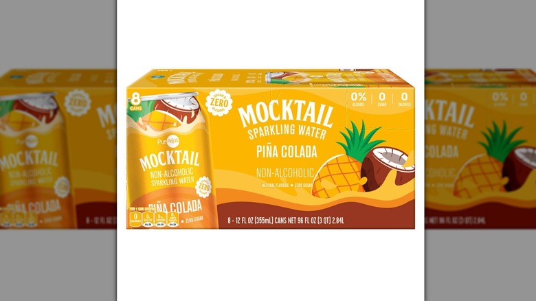 Box of Piña Colada sparkling water