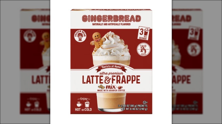 package of gingerbread coffee mix