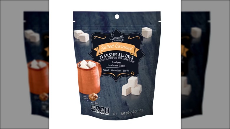 bag of salted caramel flavored marshmallows