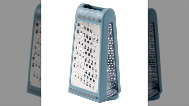 plastic and metal cheese grater