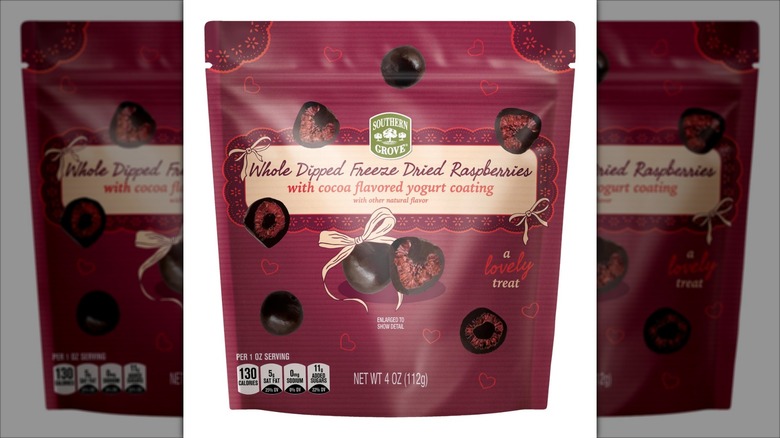 yogurt coated freeze dried raspberries